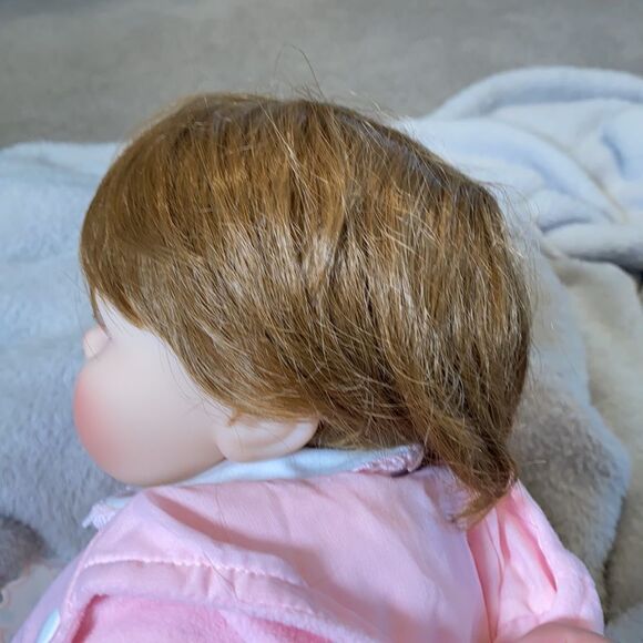 Reborn Style Baby Girl Doll with Pink Teddy Bear & Accessories NEW - Picture 7 of 10